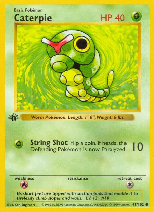 Caterpie 「BS 45/102」「EN」