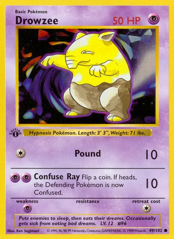 Drowzee 「BS 49/102」「EN」