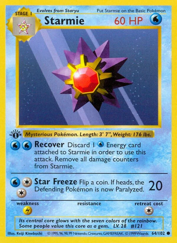Starmie 「BS 64/102」「EN」