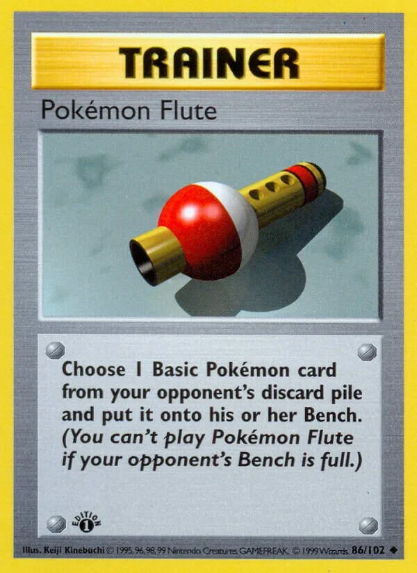 Pokémon Flute 「BS 86/102」「EN」