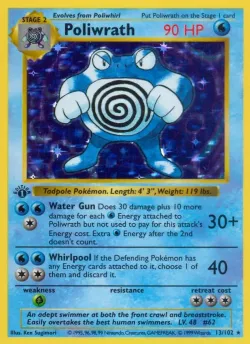 Poliwrath #13/102 · Pokémon
