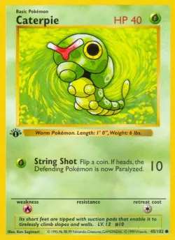 Caterpie #45/102 · Pokémon