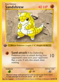 Sandshrew 「BS 62/102」「EN」