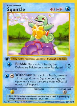 Squirtle 「BS 63/102」「EN」