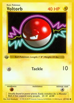 Voltorb 「BS 67/102」「EN」