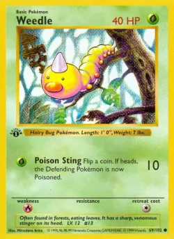 Weedle 「BS 69/102」「EN」