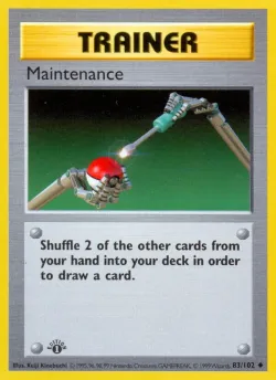 Maintenance 「BS 83/102」「EN」