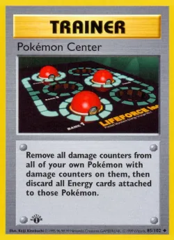 Pokémon Center 「BS 85/102」「EN」