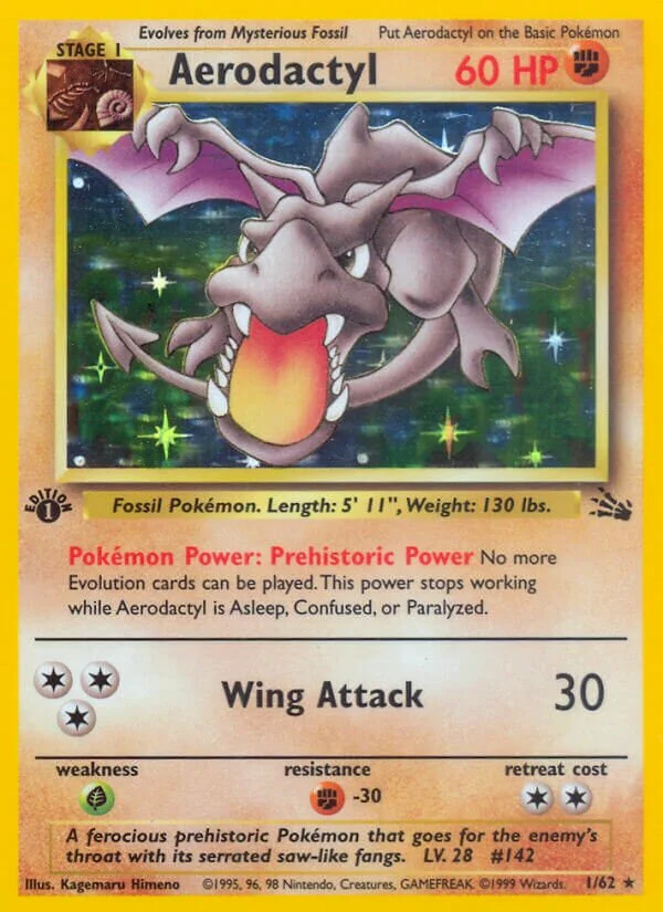 Aerodactyl 「FO 1/62」「EN」