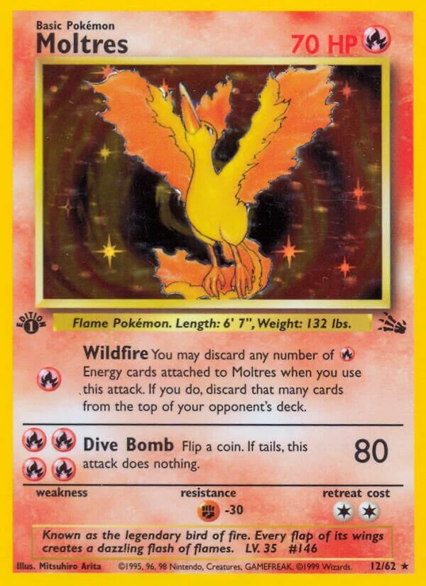 Moltres 「FO 12/62」「EN」
