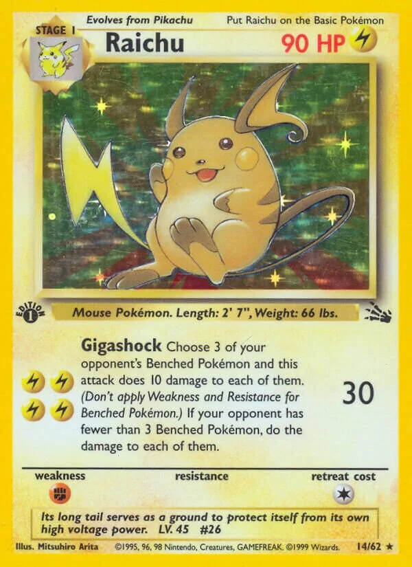 Raichu 「FO 14/62」「EN」