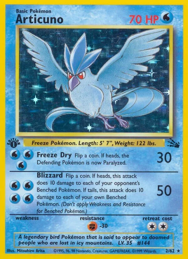 Articuno 「FO 2/62」「EN」