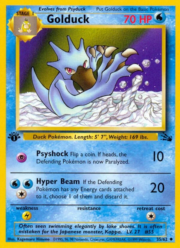 Golduck 「FO 35/62」「EN」