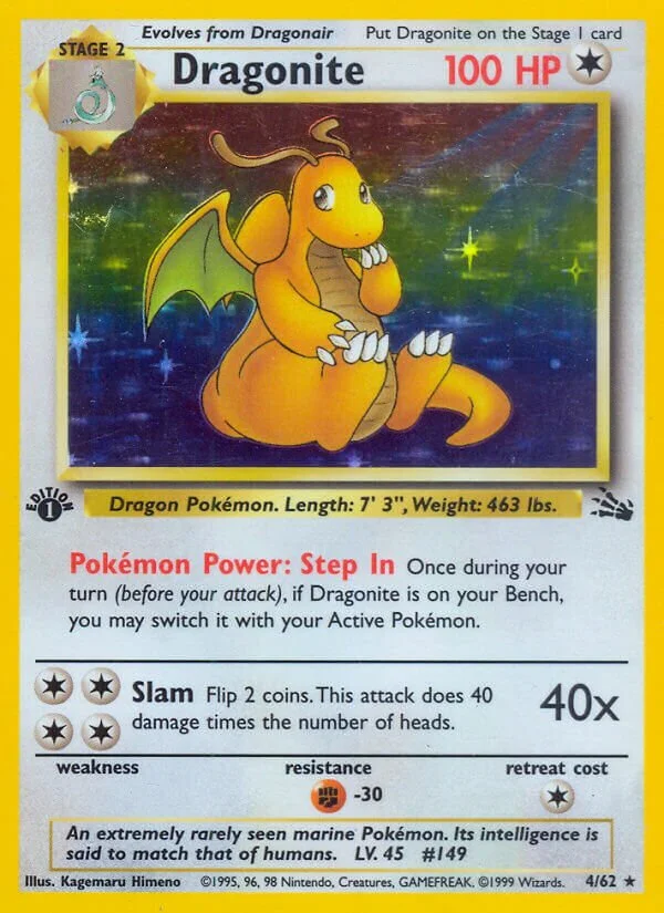 Dragonite 「FO 4/62」「EN」