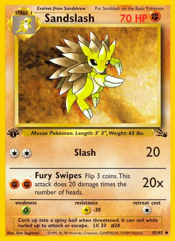 Sandslash 「FO 41/62」「EN」