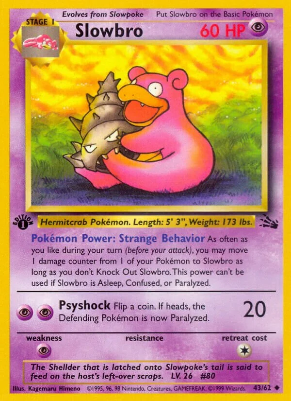 Slowbro 「FO 43/62」「EN」