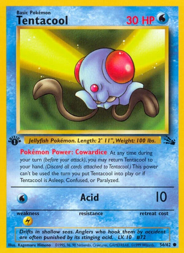 Tentacool 「FO 56/62」「EN」