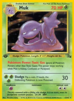 Muk #13/62 · Pokémon