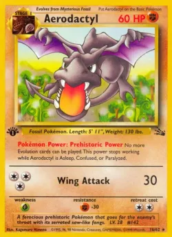 Aerodactyl 「FO 16/62」「EN」