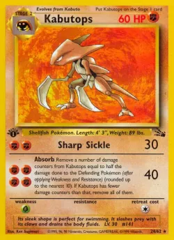 Kabutops 「FO 24/62」「EN」