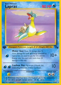 Lapras 「FO 25/62」「EN」
