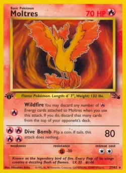 Moltres 「FO 27/62」「EN」