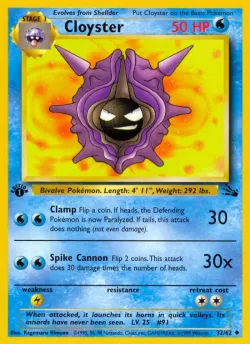 Cloyster 「FO 32/62」「EN」
