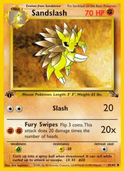 Sandslash 「FO 41/62」「EN」