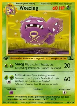 Weezing 「FO 45/62」「EN」