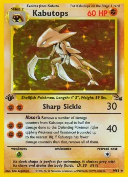 Kabutops #9/62 · Pokémon