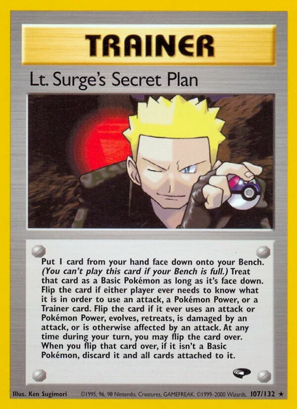 Lt. Surge's Secret Plan 「G2 107/132」「EN」