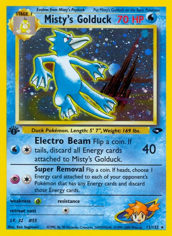 Misty's Golduck 「G2 12/132」「EN」
