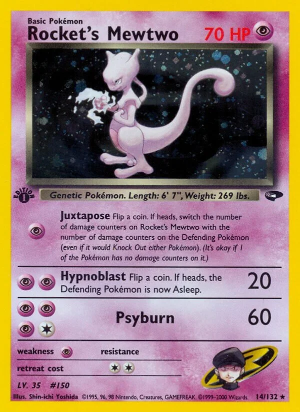 Rocket's Mewtwo 「G2 14/132」「EN」