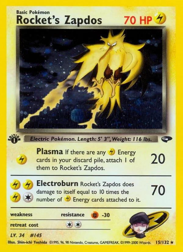 Rocket's Zapdos 「G2 15/132」「EN」