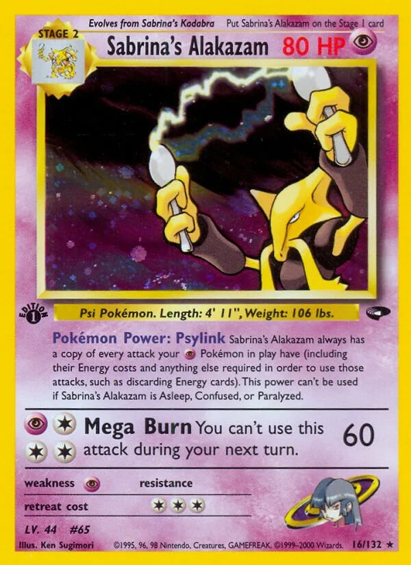 Sabrina's Alakazam 「G2 16/132」「EN」