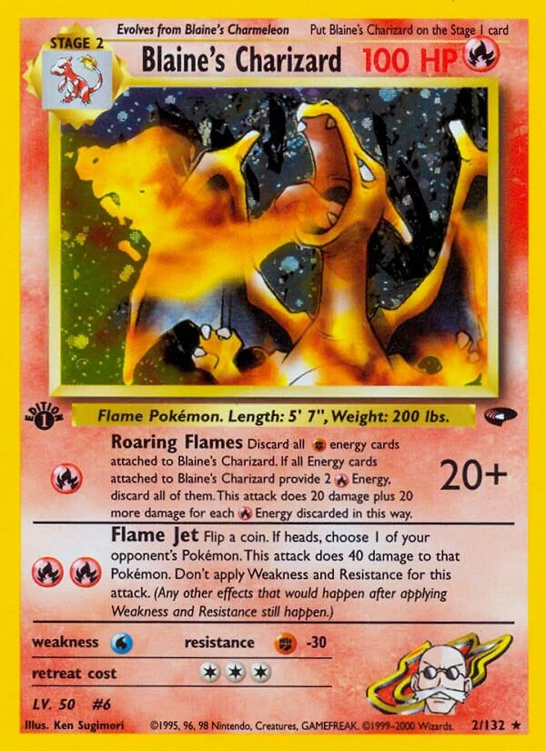 Blaine's Charizard 「G2 2/132」「EN」