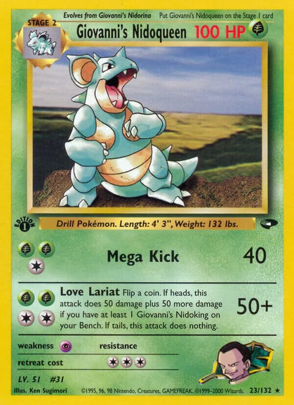 Giovanni's Nidoqueen 「G2 23/132」「EN」