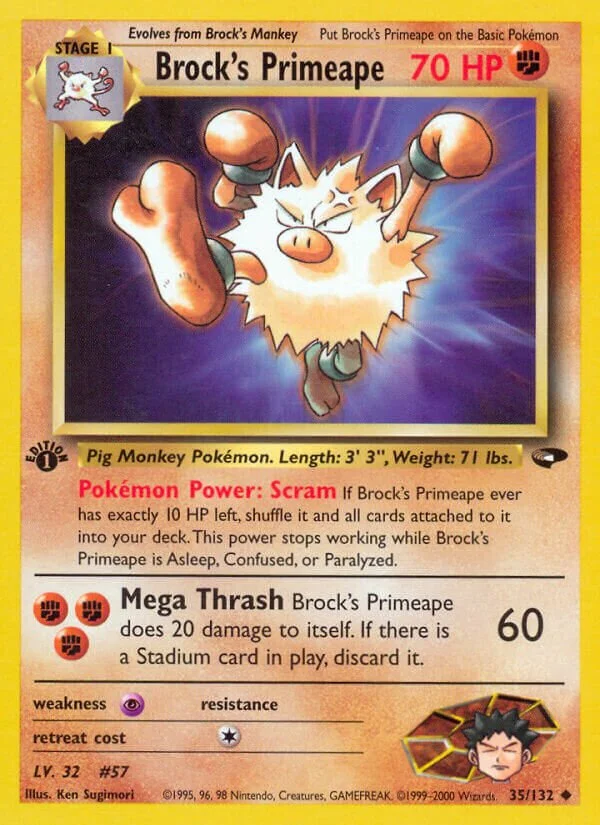 Brock's Primeape 「G2 35/132」「EN」