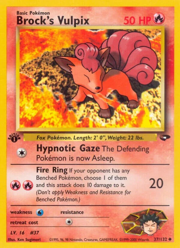 Brock's Vulpix 「G2 37/132」「EN」