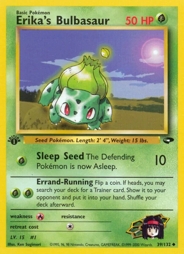 Erika's Bulbasaur 「G2 39/132」「EN」