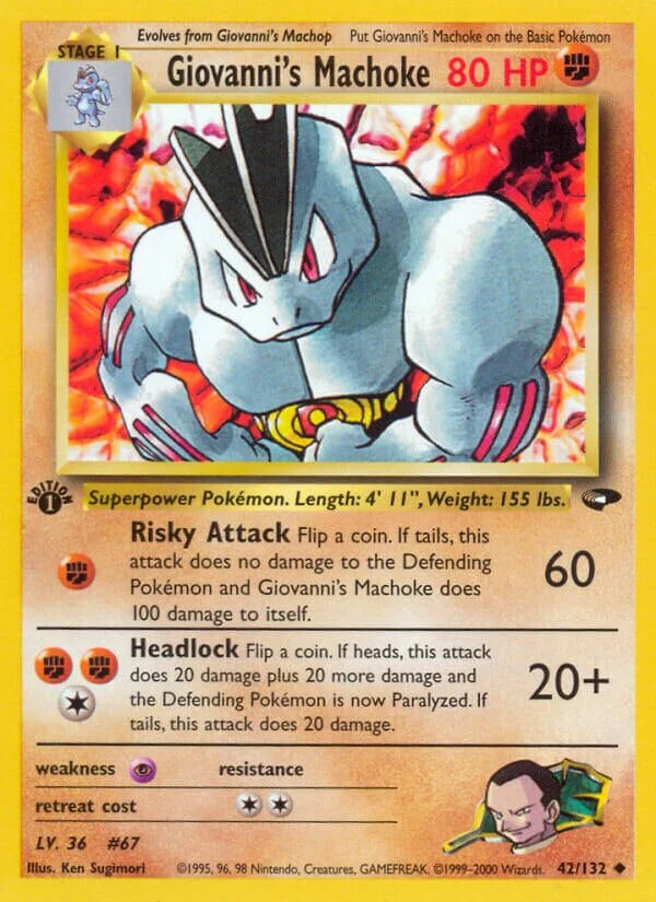Giovanni's Machoke 「G2 42/132」「EN」