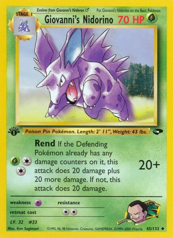 Giovanni's Nidorino 「G2 45/132」「EN」