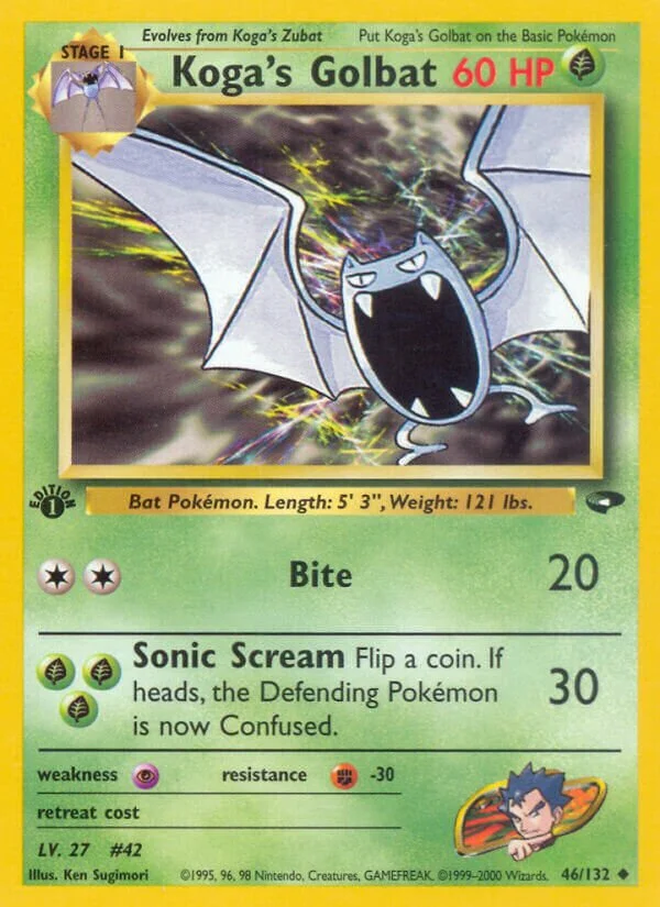 Koga's Golbat 「G2 46/132」「EN」