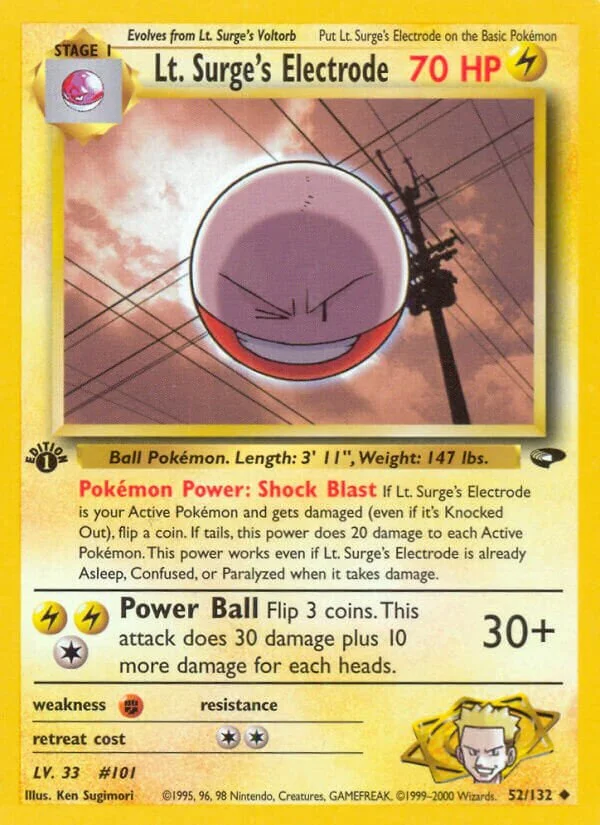 Lt. Surge's Electrode 「G2 52/132」「EN」