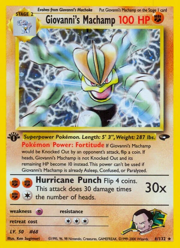 Giovanni's Machamp 「G2 6/132」「EN」