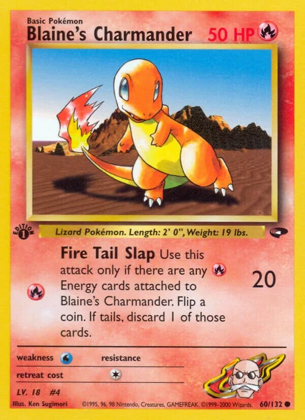 Blaine's Charmander 「G2 60/132」「EN」