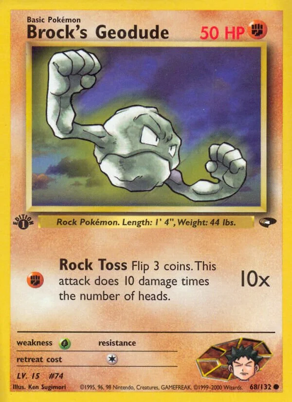 Brock's Geodude 「G2 68/132」「EN」