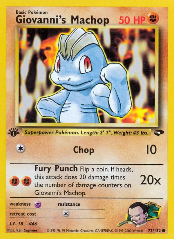 Giovanni's Machop 「G2 72/132」「EN」