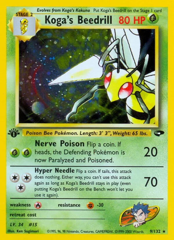 Koga's Beedrill 「G2 9/132」「EN」