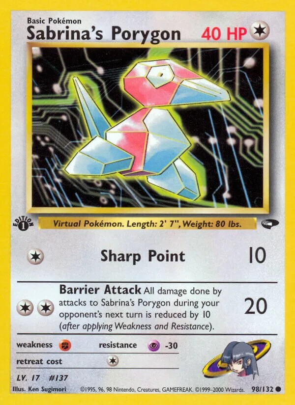 Sabrina's Porygon 「G2 98/132」「EN」